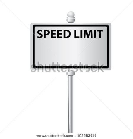 Speed limit Logo Template photo - 1