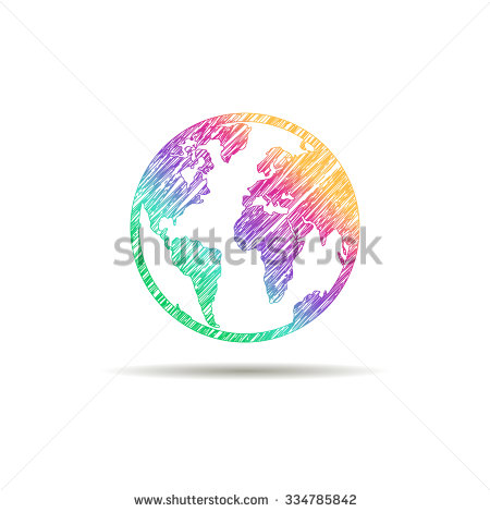 Swoosh Globe Logo Template photo - 1
