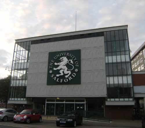 The University Of Salford Logo photo - 1