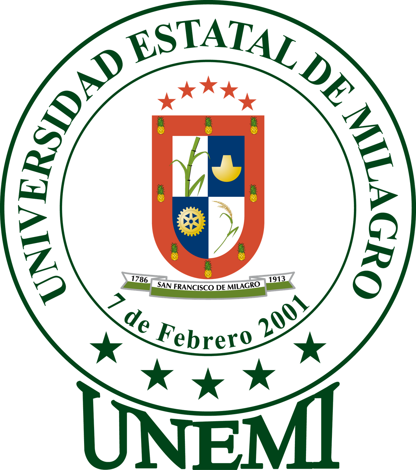 Universidad Estatal de Milagro UNEMI Logo photo - 1