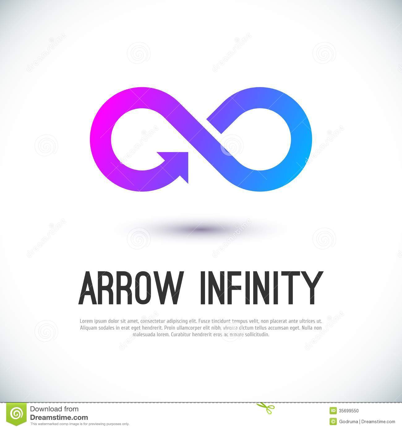 WITH 3D ARROWS Logo Template photo - 1