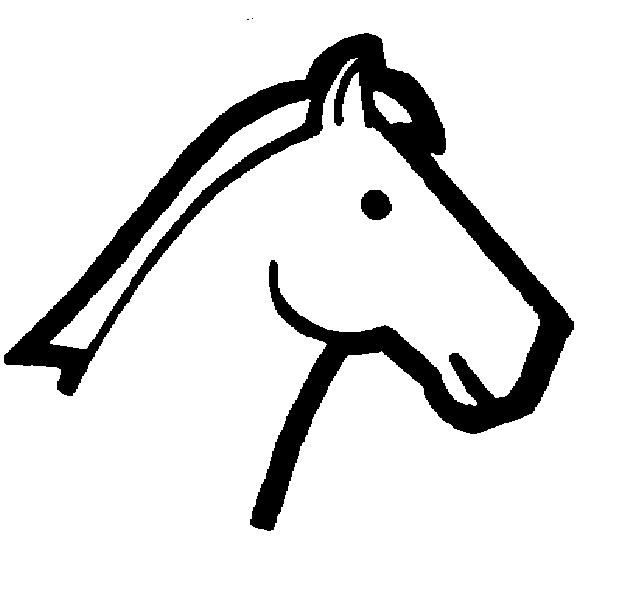 White Horse Logo Template photo - 1