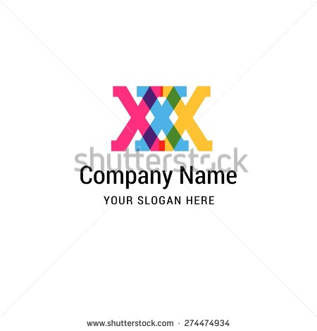 X Letter Alphabets Logo Template photo - 1